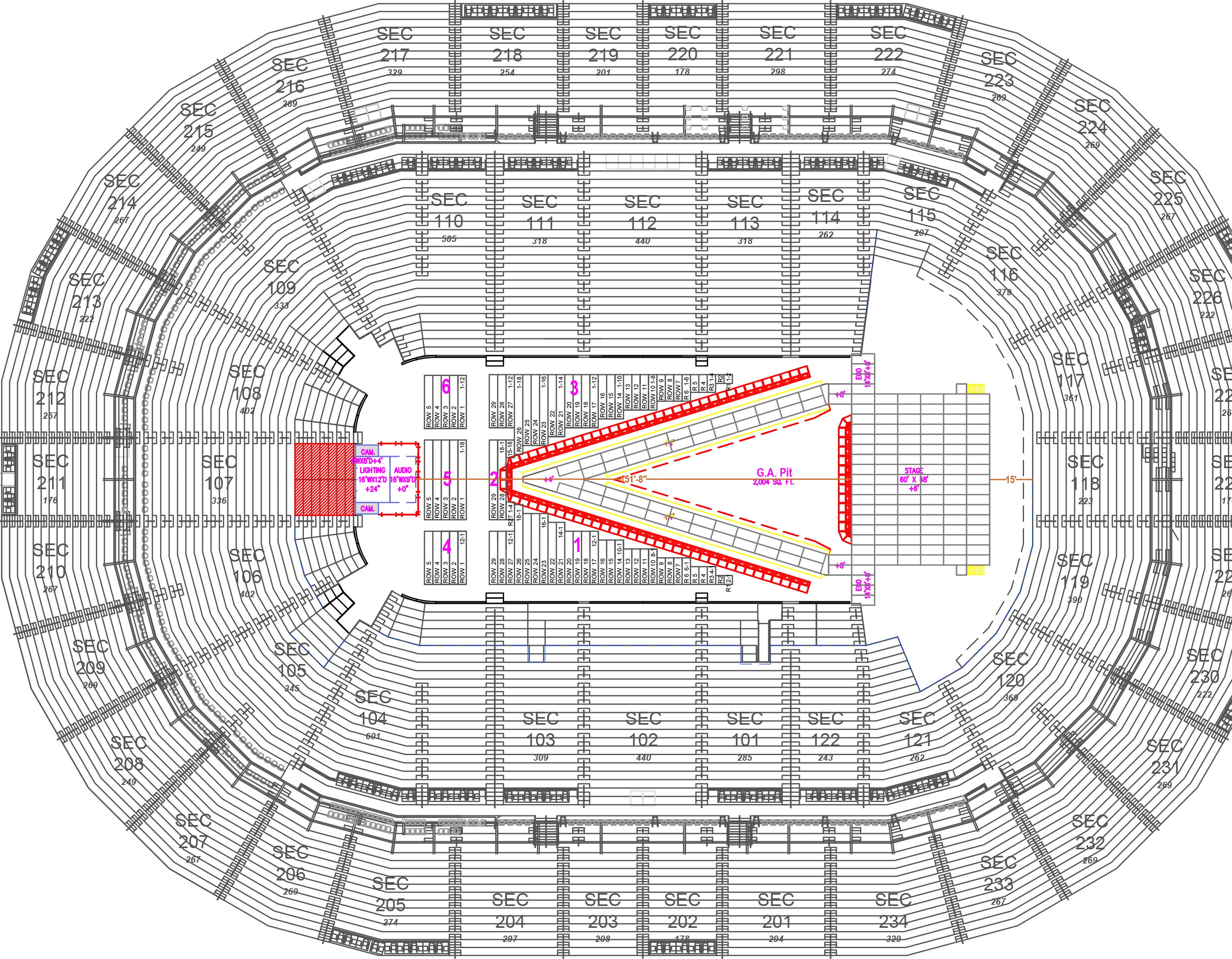 PPG Paints Arena Seating Charts 