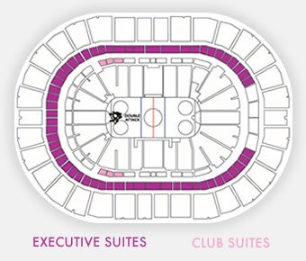 PPG Paints Arena seat & row numbers detailed seating chart